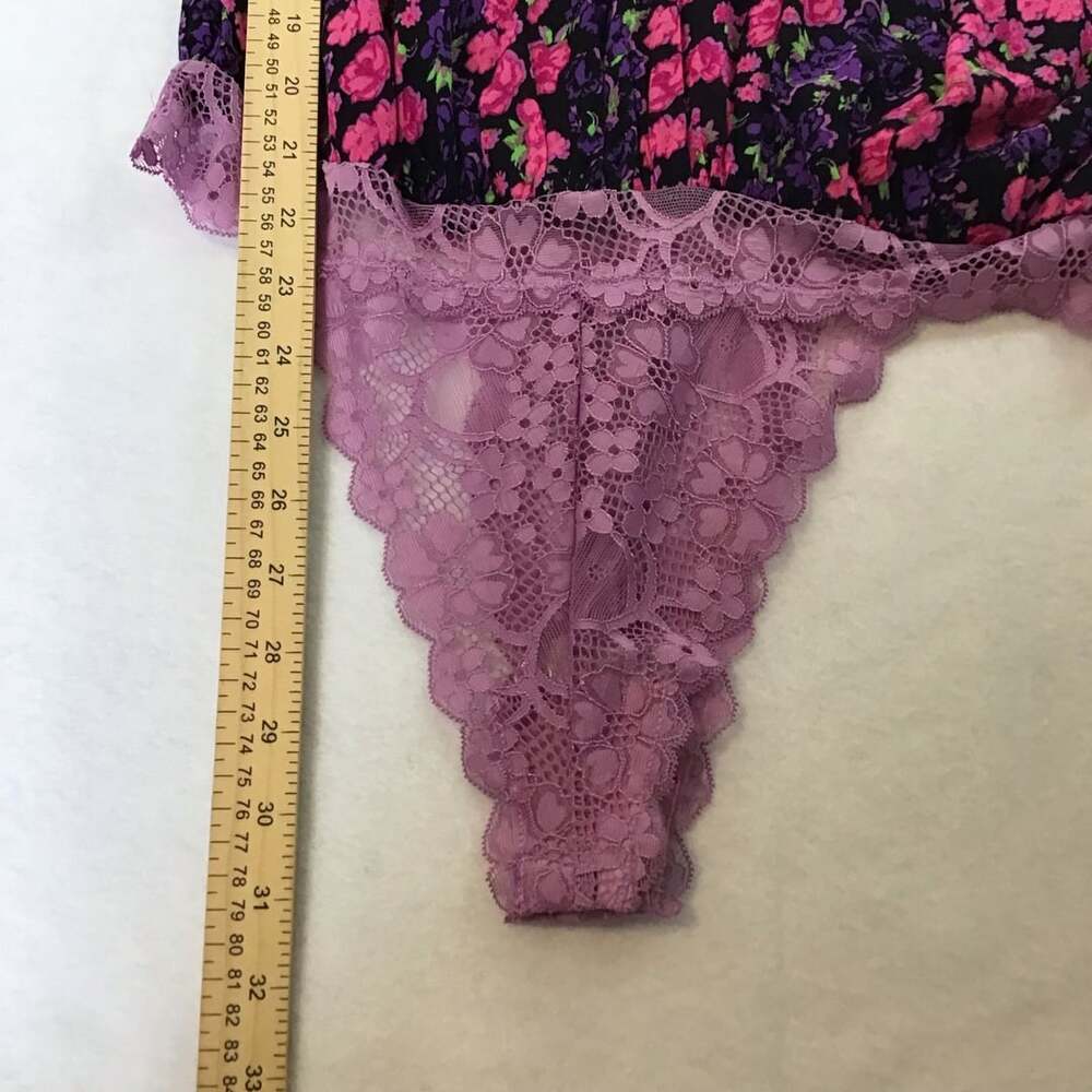 Intimately Free People Bare It All Floral Bodysuit in Party Combo Large - Picture 6 of 9